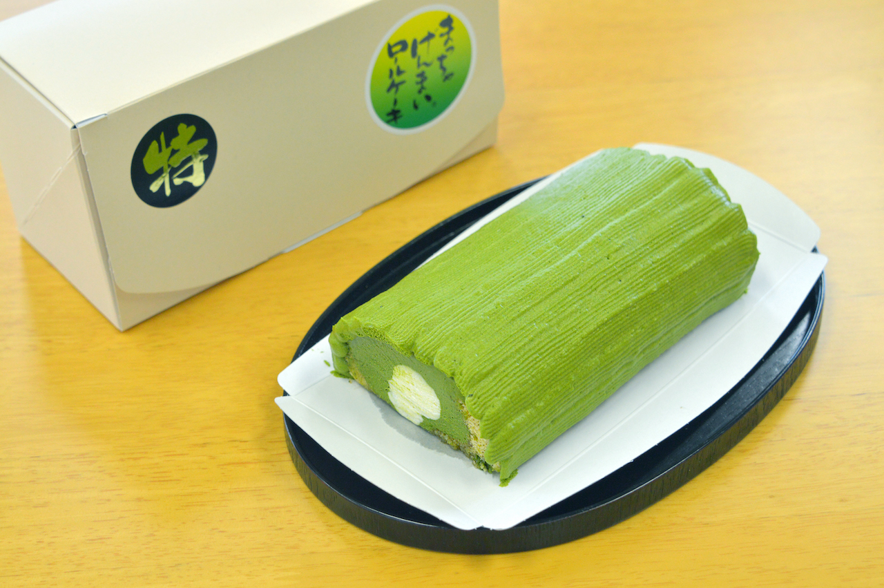 まっちゃげんまいロールケーキ 特上